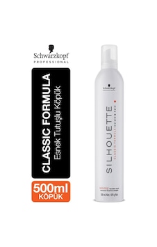 Schwarzkopf Silhouette Esnek Tutuşlu Saç Köpüğü Beyaz 500 ML