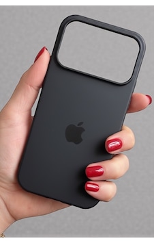 Iphone 17 Pro Max Uyumlu Kılıf Logolu Lansman Soft Yumuşak Içi Kadife Silikon Kapak Siyah Iphone 17 Pro Max Uyumlu Kılıf Logolu Lansman Soft Yumuşak Içi Kadife Silikon Kapak Siyah