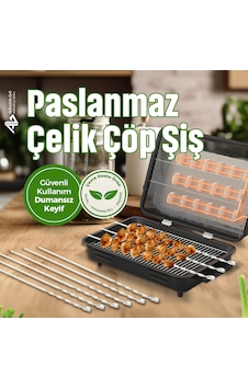 5 Adet Mangal Şişi