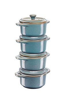 Staub, Mini Cocotte Set, 4'lü, Yuvarlak, Ceramic By Staub Diğer