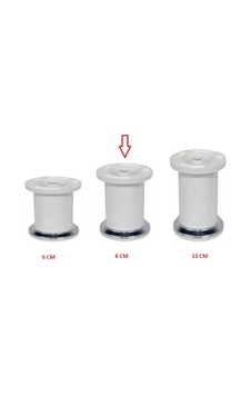 Gülormanürünleri Liz Jumbo Baza Ayağı Beyaz Bilezikli 8Cm