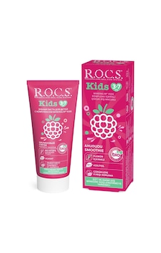 Rocs Kids 3-7 Yaş Ahududu Smoothie Florürsüz Diş Macunu 45 G Rocs Kids 3-7 Yaş Ahududu Smoothie Florürsüz Diş Macunu 45 G