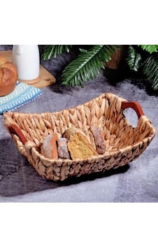 Kosova SPT203 Ahşap Kulplu Ekmek Sepeti 30x25x13 Cm Kahverengi Kosova SPT203 Ahşap Kulplu Ekmek Sepeti 30x25x13 Cm Kahverengi