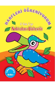 Harfleri Öğreniyorum A'dan Z'ye Noktaları Birleştir Harfleri Öğreniyorum A'dan Z'ye Noktaları Birleştir