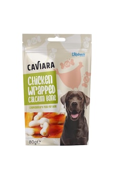 Caviara Tavuk Etli Kalsiyum Kemik Köpek Ödül Maması 80 Gr Caviara Tavuk Etli Kalsiyum Kemik Köpek Ödül Maması 80 Gr