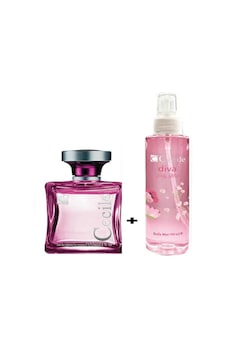 Cecile Diva Kadın Parfüm EDT 100 ML + Body Mist 150 ML Cecile Diva Kadın Parfüm EDT 100 ML + Body Mist 150 ML