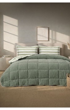 Elart West Comfort Uyku Seti Çift Kişilik 195x215 Cm Haki Elart West Comfort Uyku Seti Çift Kişilik 195x215 Cm Haki