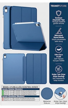Ipad Air 13" M4 M3 M2 Uyumlu Kılıf Ultra İnce Akıllı Uyku Modlu Standlı Zarif Koruyucu Kapak Kapaklı Kılıf Ipad Air 13" M4 M3 M2 Uyumlu Kılıf Ultra İnce Akıllı Uyku Modlu Standlı Zarif Koruyucu Kapak Kapaklı Kılıf