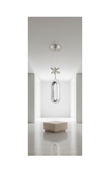 Selin Silver Modern Led Sarkıt Avize Kristal Çiçek Detaylı Oval Tasarım Tekli Avize Gümüş Gümüş Selin Silver Modern Led Sarkıt Avize Kristal Çiçek Detaylı Oval Tasarım Tekli Avize Gümüş Gümüş