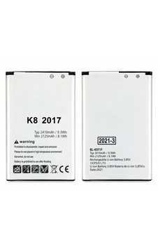 Lg K8 2017 Uyumlu Bl-45f1f 2410 Mah Li-ıon Batarya Lg K8 2017 Uyumlu Bl-45f1f 2410 Mah Li-ıon Batarya