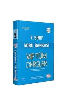 7 Sınıf Vip Tüm Dersler Soru Bankası Mavi Kitap Editör Yayınları