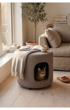 2'si 1 Arada Dekoratif Puf, Şönil Kumaş Kedi-köpek Evi 6230 2'si 1 Arada Dekoratif Puf, Şönil Kumaş Kedi-köpek Evi 6230