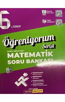 Matsev 6. Sınıf Matematik Konu Anlatımlı Soru Bankası Öğreniyorum Matsev 6. Sınıf Matematik Konu Anlatımlı Soru Bankası Öğreniyorum