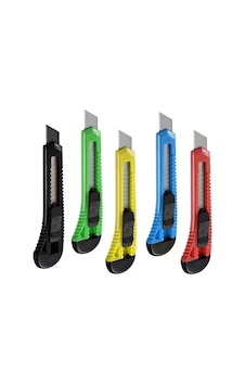 Mimaks C-2 Büyük Maket Bıçağı Plastik Mavi