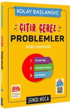 Çıtır Çerez Problemler Soru Bankası Başlangıç - Şenol Hoca Yayınları Çıtır Çerez Problemler Soru Bankası Başlangıç - Şenol Hoca Yayınları