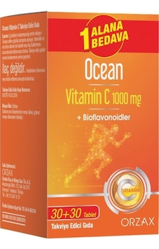 Ocean Vitamin C 1000 Mg 30+30 Tablet 1 Alana 1 Bedava Ocean Vitamin C 1000 Mg 30+30 Tablet 1 Alana 1 Bedava