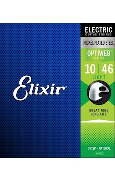 Elixir 19052 Optiweb Light Elektro Gitar Teli 10-46 Elixir 19052 Optiweb Light Elektro Gitar Teli 10-46