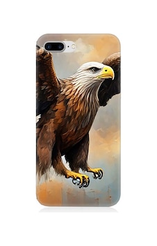 Apple Uyumlu iPhone 8 Plus Kartal Uçuşu Desenli Silikon Kılıf Apple Uyumlu iPhone 8 Plus Kartal Uçuşu Desenli Silikon Kılıf