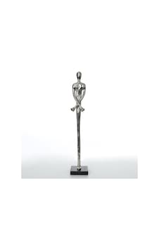 Vitale Sadu Büyük Dekoratif Figür Silver 75 Cm Ak.Ij0028 Vitale Sadu Büyük Dekoratif Figür Silver 75 Cm Ak.Ij0028