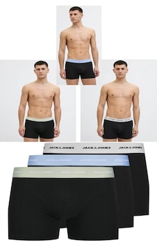 Jack & Jones Jactom Bamboo Erkek 3 Lü Set Siyah Boxer 12277176 Jack & Jones Jactom Bamboo Erkek 3 Lü Set Siyah Boxer 12277176