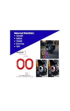 Egzoz Ucu Cnc Kırmızı - Honda Pcx Egzoz Ucu Cnc Kırmızı - Honda Pcx