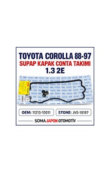 Corolla 88-97 1.3 Supap Kapak Conta Takımı Jvs-10197 Corolla 88-97 1.3 Supap Kapak Conta Takımı Jvs-10197