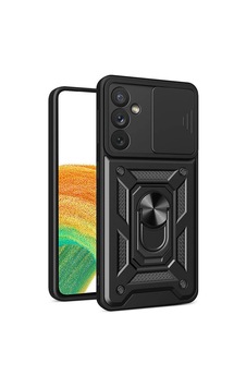 Galaxy A34 Kılıf Magnetik Standlı Kamera Korumalı Zore Sürgülü Vega Kapak Siyah Galaxy A34 Kılıf Magnetik Standlı Kamera Korumalı Zore Sürgülü Vega Kapak Siyah
