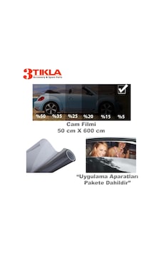 Oto/ev Cam Filmi 50cmx600cm Super Dark Black