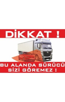Tır Ve Kamyonlar Için Kör Nokta Yazısı 20X30 Cm Kör Nokta Yazısı Tır Ve Kamyonlar Için Kör Nokta Yazısı 20X30 Cm Kör Nokta Yazısı