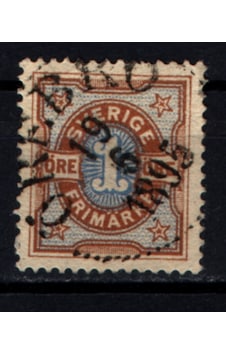 İsveç 1892 Sayısal Pullar 1öre Ws2234 İsveç 1892 Sayısal Pullar 1öre Ws2234