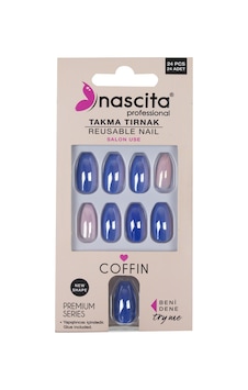 Nascita Coffin Takma Tırnak Renkli 24 Lü Set Nasnaıl00183 Nascita Coffin Takma Tırnak Renkli 24 Lü Set Nasnaıl00183