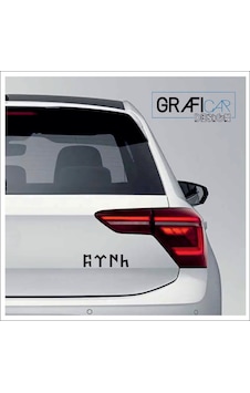 Göktürkçe Türk Sticker 2'Li Paket Göktürkçe Türk Sticker 2'Li Paket