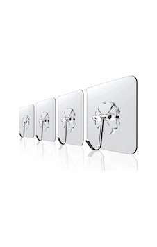 3 Adet Güçlü Şeffaf Duvar Askısı Askılığı Yapışkan Metal Kancalı Mutfak Banyo Askı 3 Adet Güçlü Şeffaf Duvar Askısı Askılığı Yapışkan Metal Kancalı Mutfak Banyo Askı
