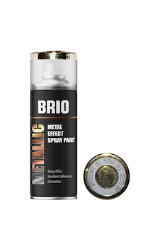 Brio Sprey Boya Metalik Gold 400 ML Brio Sprey Boya Metalik Gold 400 ML