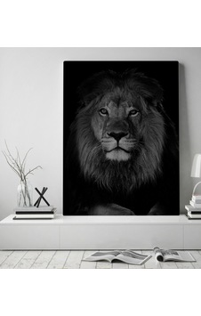 Bk Home Aslan Tasarımlı Kanvas Tablo 50X70Cm-1 (496789303) Bk Home Aslan Tasarımlı Kanvas Tablo 50X70Cm-1 (496789303)