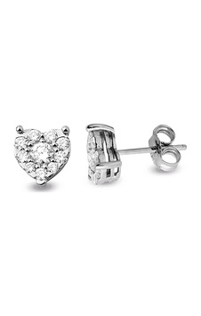 0.82 Ct. Modern Tasarım Coronet Tektaş Küpe 0.82 Ct. Modern Tasarım Coronet Tektaş Küpe