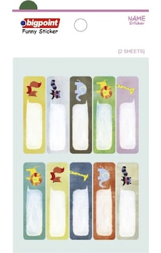 Bigpoint Sticker School Hayvanlar 2 Yaprak 15'li Paket Bigpoint Sticker School Hayvanlar 2 Yaprak 15'li Paket