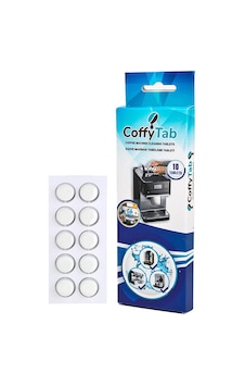 Coffytab A001-2 Kahve Makinesi Temizleme Tableti, 2 Gr, 10 Tablet Beyaz Coffytab A001-2 Kahve Makinesi Temizleme Tableti, 2 Gr, 10 Tablet Beyaz