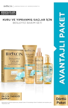 Besleyici Yağlar Onarıcı Şampuan + Saç Bakım Yağı + Sıvı Saç Kremi + Saç Bakım Kremi Tüm Saç Tipleri Besleyici Yağlar Onarıcı Şampuan + Saç Bakım Yağı + Sıvı Saç Kremi + Saç Bakım Kremi Tüm Saç Tipleri