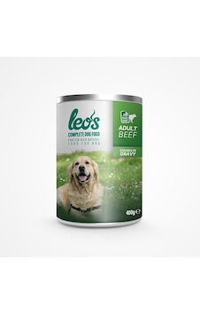 Leos Sığır Parça Etli Soslu Konserve Yetişkin Köpek Maması 12 x 400 G Leos Sığır Parça Etli Soslu Konserve Yetişkin Köpek Maması 12 x 400 G