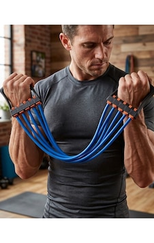 Fitness Direnç Lastiği Evde Spor İçin Çok Amaçlı Egzersiz Bandı Sarı