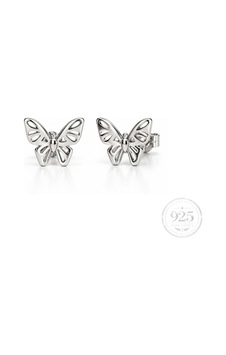 Servi 925 Ayar Gümüş Silver Wings Kelebek Figürlü Küpe-534 Servi 925 Ayar Gümüş Silver Wings Kelebek Figürlü Küpe-534