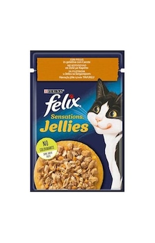 Pouch Sensations Jellies Tavuklu Ve Havuçlu Yetişkin Kedi Konservesi 85 Gr Pouch Sensations Jellies Tavuklu Ve Havuçlu Yetişkin Kedi Konservesi 85 Gr