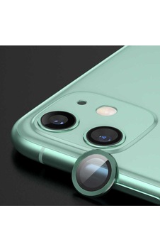 İphone 11 Uyumlu Cl-07 Kamera Koruyucu-koyu Yeşil Koyu Yeşil