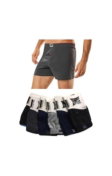 6 Lı Paket Erkek Penye Boxer %100 Pamuk Lacivert 6 Lı Paket Erkek Penye Boxer %100 Pamuk Lacivert