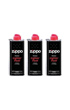 Zippo Premium Çakmak Benzini 3 x 125 ML