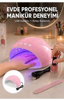 45w Güçlü Ultraviyole Işıklı Oje Kurutucu Cihaz Yeni Nesil - Hs08373648-6610