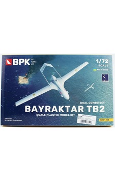 1/72 Bayraktar Tb2 İkili Set Silahlı İnsansız Hava Aracı Maketi, Big Planes Kits 7230