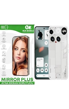 Nothing Phone 3 İle Uyumlu Ayna Mirror 9h Kırılmaz Nano Ekran Koruyucu Ekran Kapalıyken Ayna Nothing Phone 3 İle Uyumlu Ayna Mirror 9h Kırılmaz Nano Ekran Koruyucu Ekran Kapalıyken Ayna