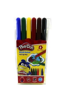 Play-Doh 6 Renk Keçeli Kalem 2 Mm Ke004 Play-Doh 6 Renk Keçeli Kalem 2 Mm Ke004